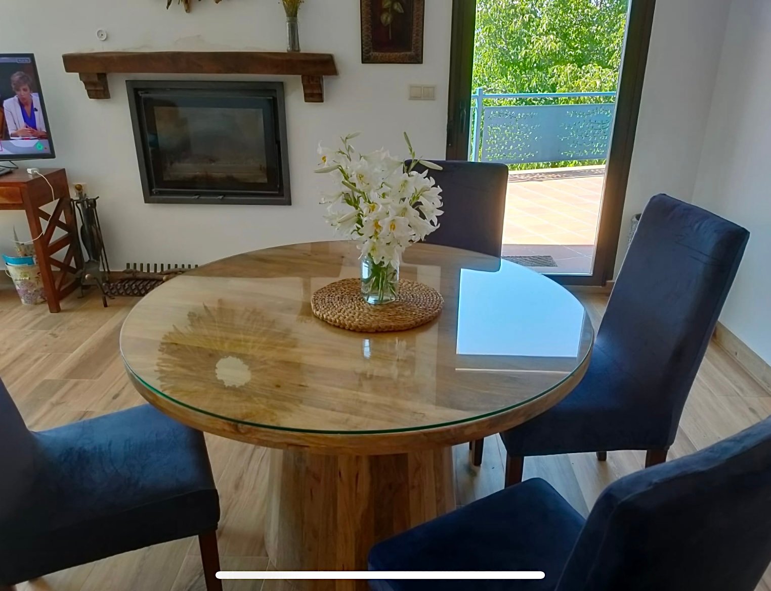 Salón de casa rural en la Sierra del Segura Albacete